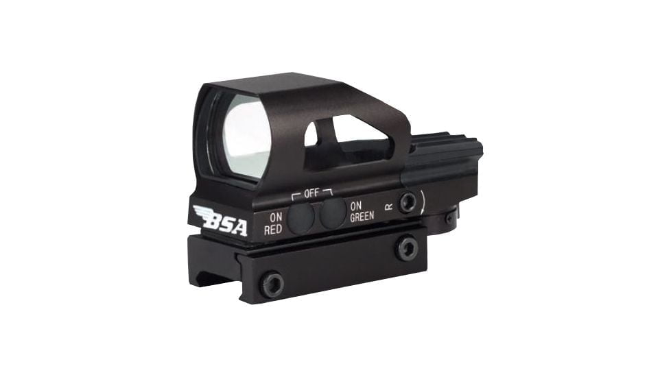 Bsa Panoramic Dual Color Multi Reticle Sight Red Green Reticles Cp