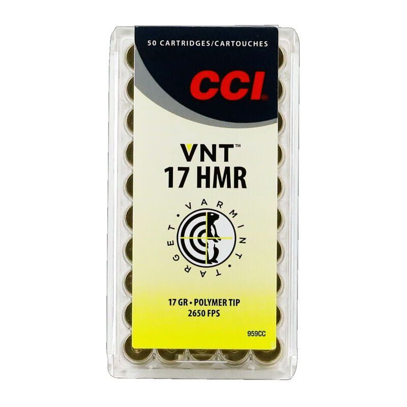 Cci Vnt Hmr Ammunition Rounds Grain Speer Vnt Polymer Tip