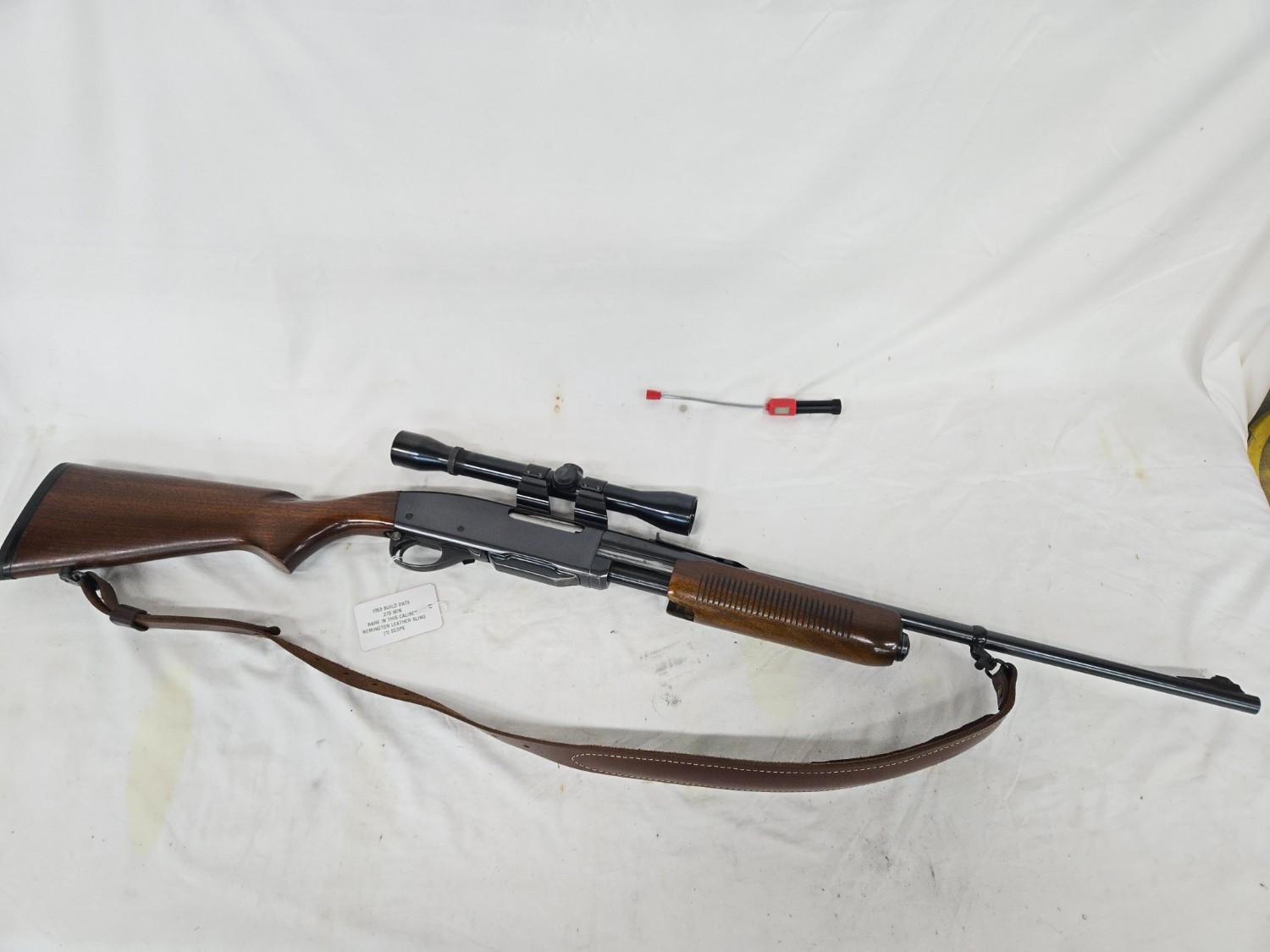 Remington Gamemaster Pump Rifle W Scope W Sling Pump