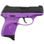 Ruger LC380 Semi Auto Pistol .380 ACP 3.12″ Barrel 7 Rounds Purple Polymer Frame Blued Finish LC380PG