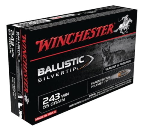 Winchester Supreme 243 Win Ballistic Silvertip 55gr, 20rd Box