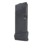 GLOCK 27 Magazine w/ Extended Base, .40 S&W, 10 Rounds, Polymer, Black, Finger Extension