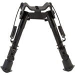 Caldwell XLA Fixed Bipod 6″ to 9″ Height M-Lok or KeyMod Attachment Spring Loaded Legs Black