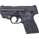 S&W M&P Shield M2.0 .40 S&W Semi Auto Handgun 3.1″ Barrel 7 Rounds Thumb Safety with CT Integrated Red Laser Polymer Black
