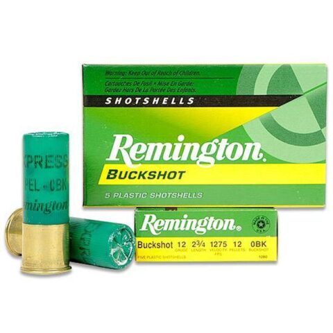 Remington Express 12 Gauge 2.75" #0 Buck 5 Round Box