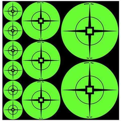 Birchwood Casey Green Target Spots Assorted Spots 1", 2" & 3"