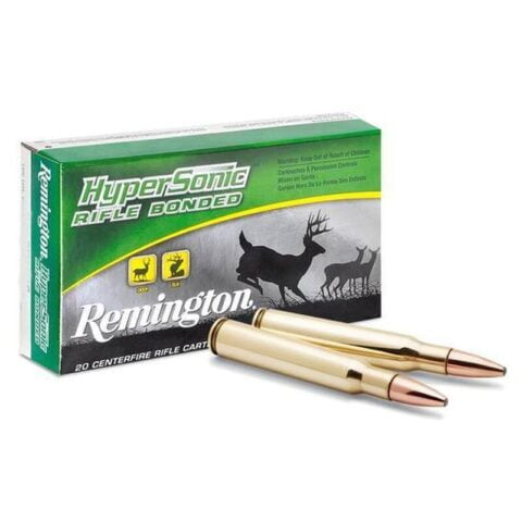 Remington Hypersonic Rifle Bonded 308 Win Ammunition 20 Rounds 150 Grain Pointed Soft Point