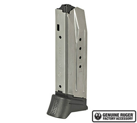 Ruger American Compact Magazine 9mm 10 rd Nickel Finish