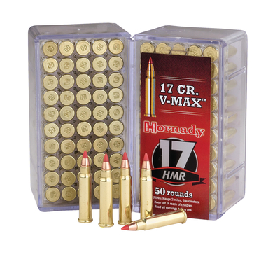 Hornady Varmint Express 17 HMR 17 Grain V-MAX Box of 50 - 83170 - Midwest Shooting