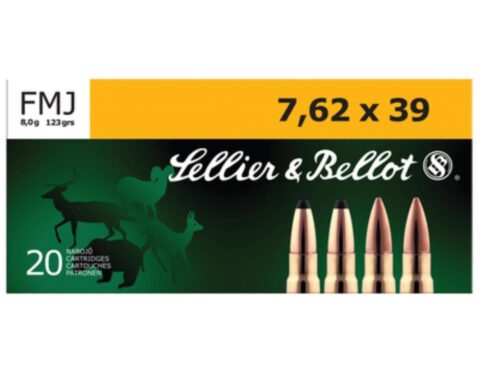 Sellier and Bellot 762X39 123 FMJ 20Rd/Box