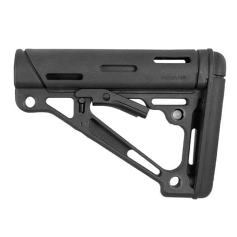 Hogue AR-15 Collapsible Carbine Buttstock Mil-Spec OverMolded Black 15040