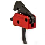 POF AR-15 Drop-In Trigger Single Stage 4.5 lb Pull Curved Shoe Red/Black 00457