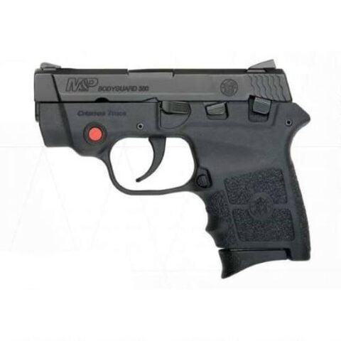 S&W M&P Bodyguard 380 Crimson Trace Semi Auto Pistol 2.75" Barrel 6 Rounds with Laser and Safety Black