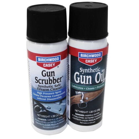 GUN SCRUBBER® & SYNTHETIC GUN OIL AEROSOL COMBO PACK, 1.25 FL. OZ. EACH