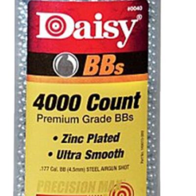 Daisy Premium Grade .177 Cal 5.1 Grains Zinc Plated BBs 4000ct