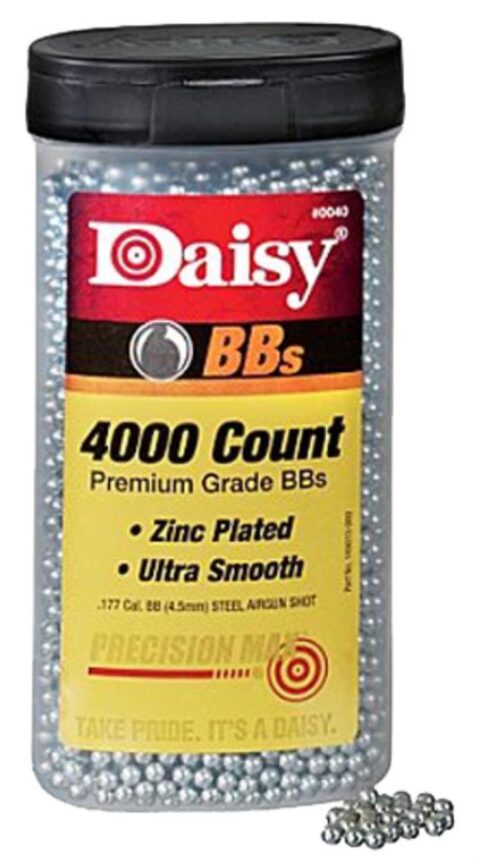 Daisy Premium Grade .177 Cal 5.1 Grains Zinc Plated BBs 4000ct