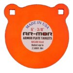 AR-Mor 6" AR500 Steel Gong Target 3/8" Orange