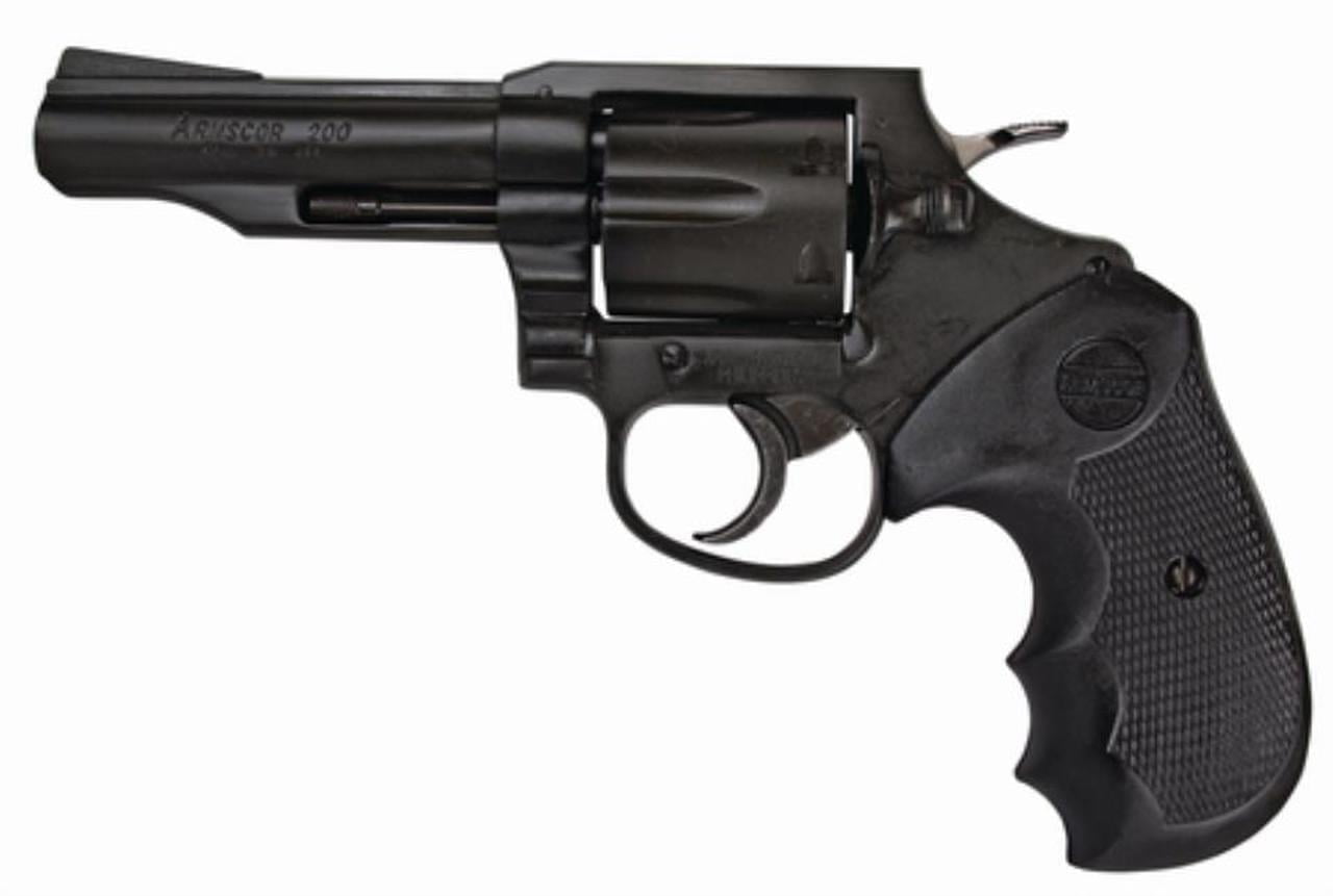Rock Island Armory M200 Revolver 38 Special 4 Barrel 6 Rounds Fixed Sights Polymer Grips Black 5364