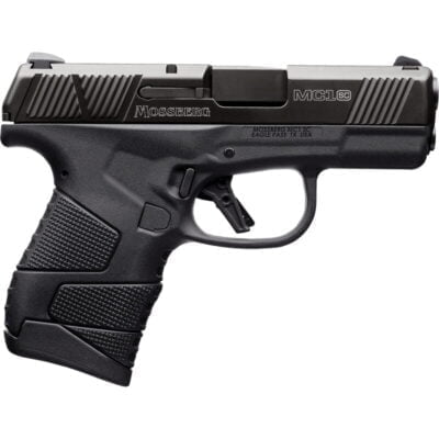 Mossberg MC1sc 9mm Luger Subcompact Semi Auto Pistol 3.4″ Barrel 7 Rounds 3-Dot Sights With Manual Safety Polymer Frame Black