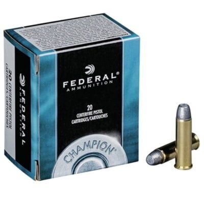 Federal Champion .32 H&R Magnum Ammunition 20 Rounds 95 Grain Lead Semi-Wadcutter Hollow Point Projectile 1030fps