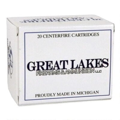 Great Lakes .45-70 Gov Remanufactured Ammunition 20 Rounds 300 Grain JHP