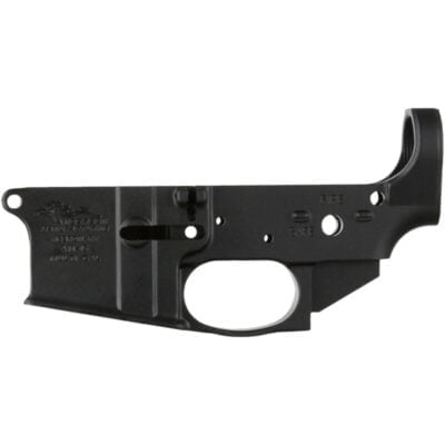 Anderson Manufacturing AR-15 Stripped Lower Receiver Multi-Caliber Closed Trigger Mil-Spec 7075-T6 Aluminum Anodized Matte Black