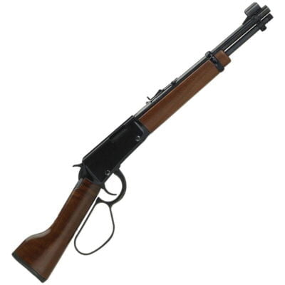 Henry Mare’s Leg Lever Action Handgun .22 LR 12.875″ Barrel 10 Large Loop Rounds Adjustable Rear Sight Walnut Stock Blued H001ML