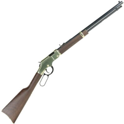 Henry Repeating Arms Golden Boy Lever Action Rifle Rimfire .22 LR/L/S 20" Octagon Barrel 16 Rounds Semi-Buckhorn Rear Sight Walnut Stock Brasslite Receiver Blued Finish