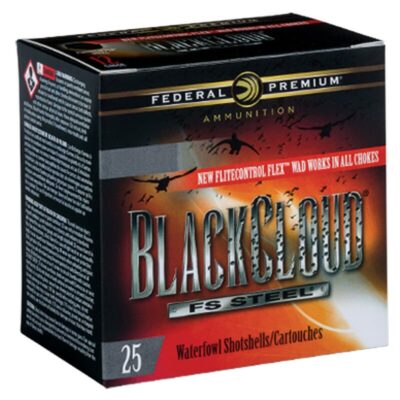 Federal Black Cloud FS Steel 12 Gauge Ammunition 25 Rounds 3.5″ #4 FS Steel 1-1/2oz 1500fps PWBX1344