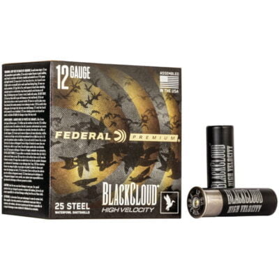 Federal Black Cloud FS Steel High Velocity 12 Gauge Ammunition 3" #3 1-1/8 Oz Steel Shot 1635 fps