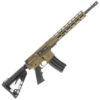 Diamondback Firearms DB15CCML300B AR-15 Semi Auto Rifle .300 Blackout 30 Rounds 16″ Barrel M-LOK Hand Guard Collapsible Stock Burnt Bronze Finish