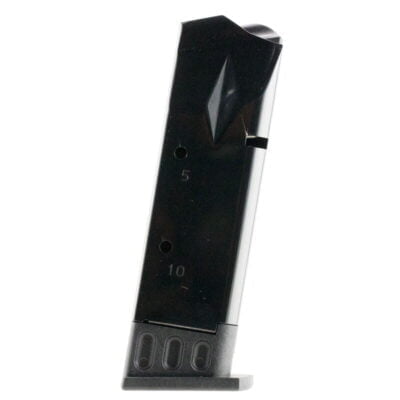 Remington 1911 Full Size 10 Round Magazine .45 ACP Restricted Base Plate Aluminum Body Blued Finish