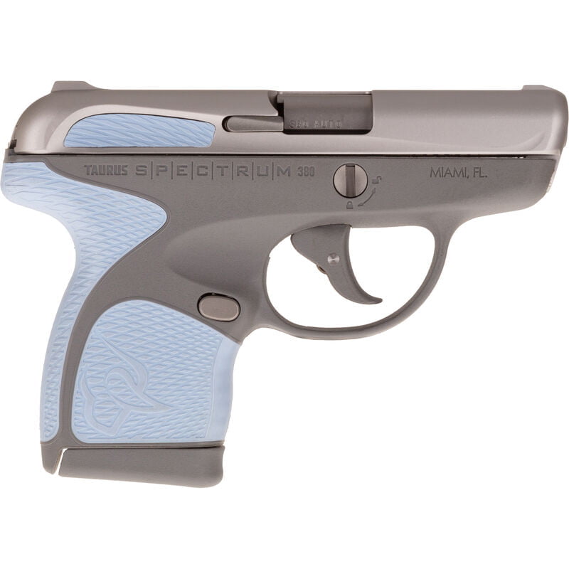 Taurus Spectrum 380 Acp Semi Auto Pistol 28 Barrel 6 Rounds Gray Polymer Frame With Serenity 2067