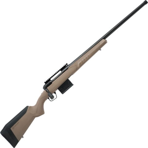 Savage 110 Tactical Desert Bolt Action Rifle 6.5 Creedmoor 24" Heavy Threaded Barrel 10 Rounds Synthetic Adjustable AccuFit AccuStock Black Finish
