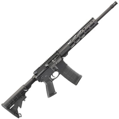 Ruger AR-556 AR-15 Semi-Auto Rifle 16″ Barrel 30 Rounds M-LOK Handguard Black