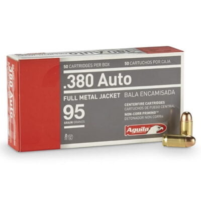 Aguila .380 ACP 95gr FMJ 945 fps 50 Rounds - Image 1