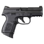FN Herstal USA FNS-9C Compact Semi-Auto Pistol 9mm Luger 3.6″ Barrel 12/17 Round Magazine No Manual Safety Fixed 3 Dot Sights Matte Black Finish