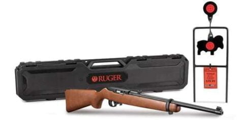 Ruger 10/22 Carbine .22 LR 10rd 18.5" Rifle w/ Spinner Target & Hard Case 31128