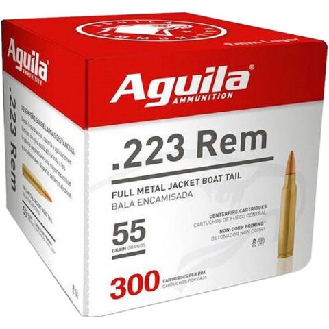 Aguila Centerfire Rifle .223 Rem Ammunition 300 Rounds 55 Grain FMJ 3215fps