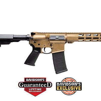 Ruger AR556 Pistol 5.56/.223 10.5" Barrel Davidson's Dark Earth SBA3 30rd