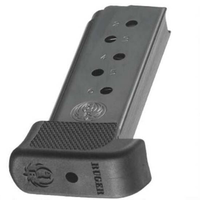 Ruger LCP380 .380 ACP Magazine 7 Rounds Extended Steel Black 90405