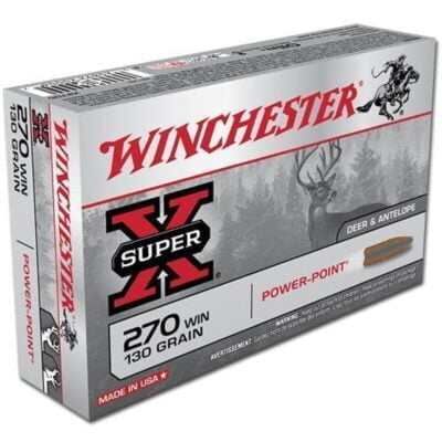 Winchester SuperX .270 Win 130 Grain PSP 20 Round Box