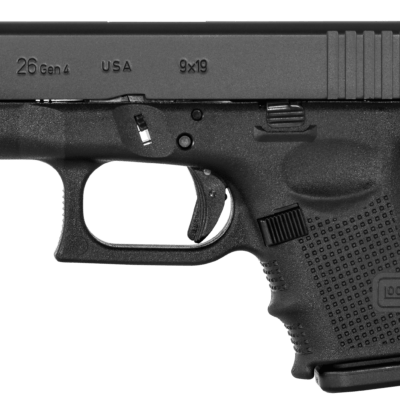 Glock 26 Gen 4 9MM 10rd Semi-Auto Pistol 3 Mags Backstraps 3.4 in. Barrel
