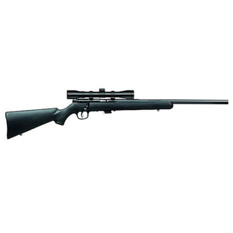 Savage MK II FVXP Bolt Action Rifle .22 LR 21" Barrel 5 Rounds 3-9 Scope Black Synthetic Stock Blued Finish 29200
