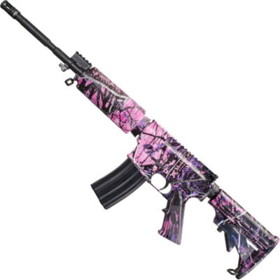 Windham Weaponry SRC 5.56 NATO AR-15 Semi Auto Rifle 16" M4 Profile Barrel 30 Rounds Polymer Handguard Collapsible Stock Muddy Girl Camo Finish - Image 1