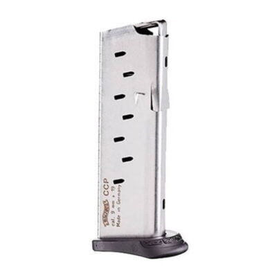 Walther CCP 8 Round Magazine 9mm Stainless Steel - Image 1