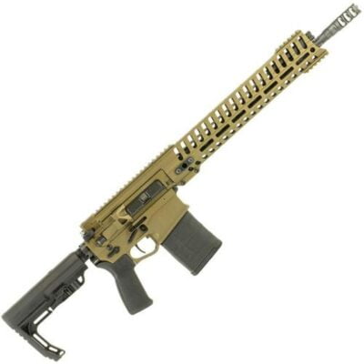 POF Revolution DI, .308 Win, 16.5" Barrel, 20rd, Direct Gas Impingement, 14.5" M-LOK Rail, Burnt Bronze - Image 1