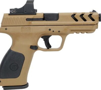 EAA Girsan MC28SA 9MM Adjustable Sights w/Red Dot Optic 15RD FDE Threaded Brl - Image 1