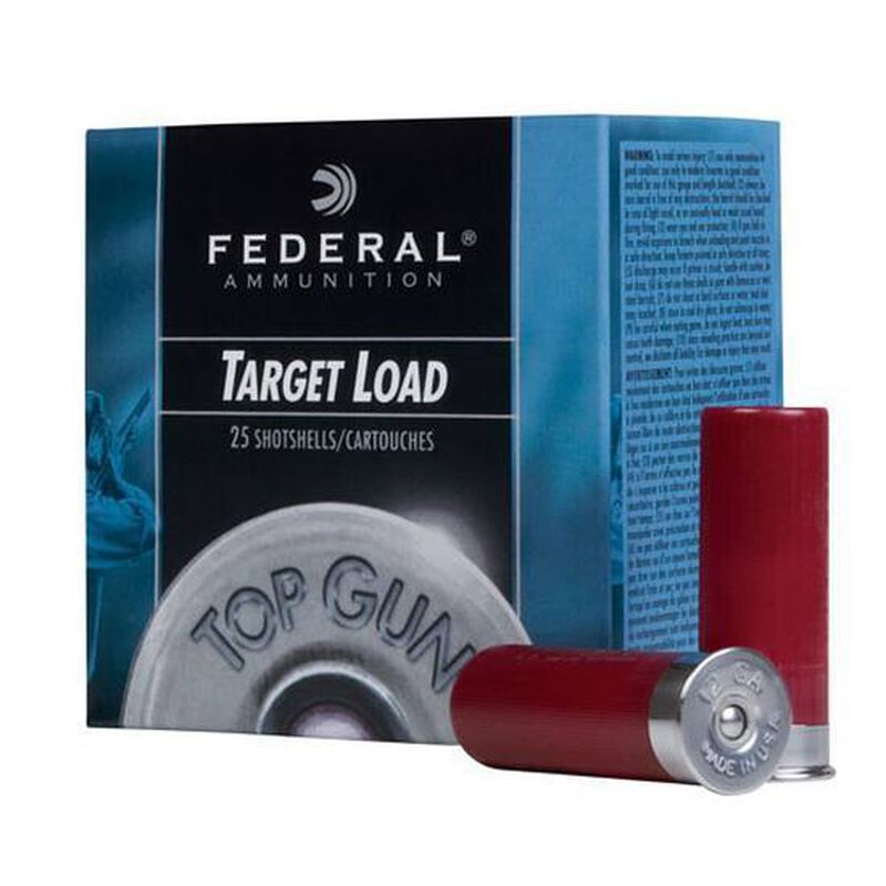 Federal Top Gun 12 Gauge Shotshell 25 Rounds 2 3/4in #7.5 Lead 1 1/8 Ounce