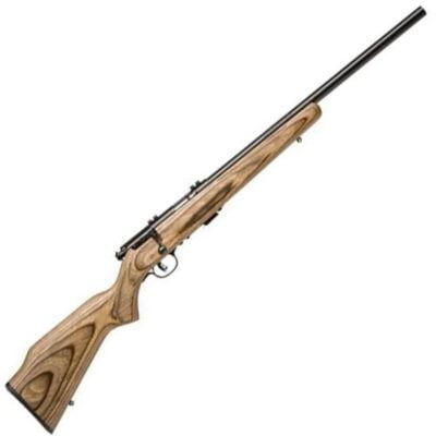 Savage Model 93R17-BV Bolt Action Rifle .17 HMR 21" Heavy Barrel 5 Rounds Laminate Stock Blue Finish - Image 1